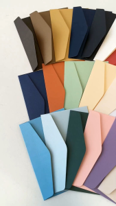 25pcs C6 Thick Quality Cardstock Envelope 16.5x11cm A6 Envelope Pearlescent Invitation CNY Greeting Card Envelope 250gsm