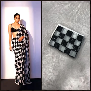 Present a new exclusive sequance saree collection