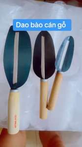 Dao Bào  Cán Gỗ CủLưỡi Thép Siêu Bén Cầm Tay- Nhỏ Gọn - Tiện Dụng