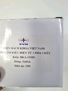 Công tơ điện tử 1 pha mini cài át bách khoa
