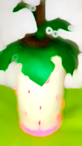 Celengan Karakter Strawberry Putih / Celengan Dari Karton Kardus Flanel / DIY Celengan / Celengan Uang Kertas Uang Recehan