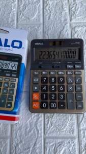 เครื่องคิดเลข OS-3TV 12หลัก Osalo หน้าจอใหญ่ ตัวเลขชัดเจน 2ระบบถ่านและแสง ขนาด 7x5นิ้ว(13*18cm)