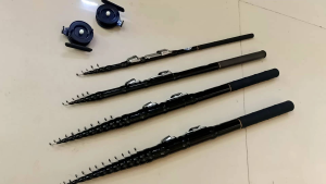 Tegek Custom Kolongan Mini Keiryu Super Black 240 & Reel