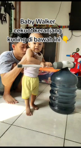 Alat Belajar Jalan Bayi Murah dari Paralon PVC & Baby Walker Galon