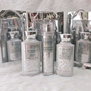 Gift Set Gift Idea. Guaranteed Authentic Platinum Bath & Body Works Gift Set Mist Body Wash Body Lotion