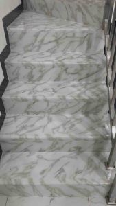 Stiker Tekstur Kayu Marmer Glossy & Pelapis Anti Air Minyak