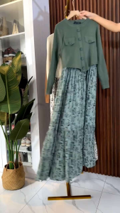maxi dress plisket import zarawomen
