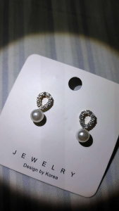[MY Ready Stock] Cute Mini Pearl Earring with 925 Needle Anti Allergic Good Quality 可爱迷你珍珠耳环 925银针防敏感 闪闪发亮