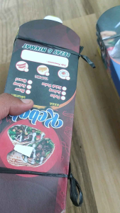 bungkus kebab warna  bahan craft murah ukuran 22x8/ukuran mini