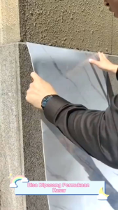 Wallpaper marble roll sticker dinding 60cm x 3m wallsticker motif marble aluminium foil wallfoam