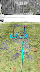 ชุดสปริงเกอร์ (แบบก้นหอย) รดน้ำต้นไม้ พืชผักหรือลดความร้อนบนหลังคา ชุดมินิสปริงเกอร์ เพียงต่อสายยางพร้อมใช้งาน