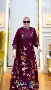 DRESS GAMIS MODE SALSHABILA TERBARU BY KAYYANI 100%ASLI REAL