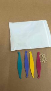 [READY STOCK] 1pcs Multi-color Orthodontic Elastic Placer/Dental Floss Threader Hook Dental Tool Oral Care Accessory