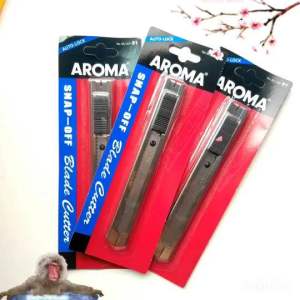 AROMA อโรม่า คัตเตอร์ มีดคัตเตอร์สแตนเลสใหญ่ รุ่น Silver-51 และ Silver-11