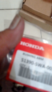 BUSHING LOWER ARM SAYAP DEPAN KECIL HONDA CRV CR-V GEN 3 RE 2007 S/D 2012 ORIGINAL 1PC