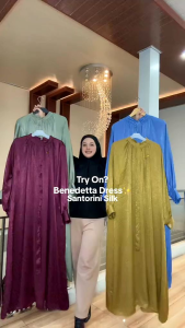 Benedetta Dress Jumbo LD 130 CM Santorini Silk Premium