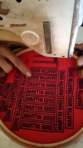 BORDIR NAMA SEKOLAH