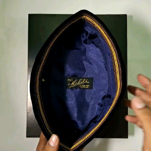 Peci Melati Kopiah Songkok Hitam Polos Type MDS Non AC Bahan Beludru Nyaman