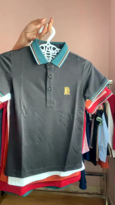 New Elegant Boys Polo Shirt - Short Sleeve Round Neck Graphic Print Sizes 3-16 Years