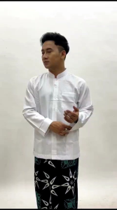 Baju Koko Haibah Model Kafana / Baju Koko Saku Samping / Koko Haibah Saku Samping