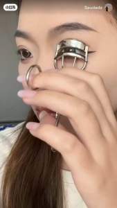 [3072](พร้อมส่ง) ที่ช่วยติดขนตา แหนบติดขนตา ทำให้ติดขนตาง่ายขึ้น ไม่ลื่นไม่หลุด ไอฮีเทรมสำหรับมือ