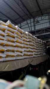 ปุ๋ยไดแอมโมเนียมฟอสเฟต (DAP) 18-46-0 เม็ดสีน้ำตาล ตรา สิงห์เหยียบจักรวาล