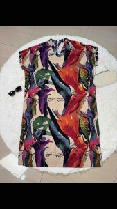 Elva Jumbo Dress - Premium Midi Dress Abstrak Fashion Retro Terbaru