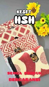 Keset Kamar Mandi Handuk HSH by Terry Palmer 60cm x 40cm 100% Cotton Keset Dapur Keset Motif 010