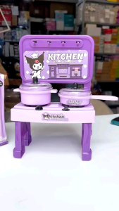 Đồ chơi bếp dành cho trẻ em học làm đầu bếp cùng Kuromi