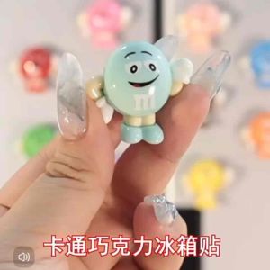 5pcs/pack Colourful M&Ms Refrigerator Magnet Whiteboard Magnets