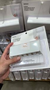 MINISO General Use 6 Hole ToothBrush Rack / Tempat Sikat Gigi 6 Orang