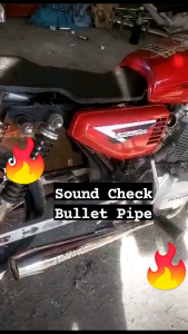 Bullet Pipe Muffler For RUSI 125/150