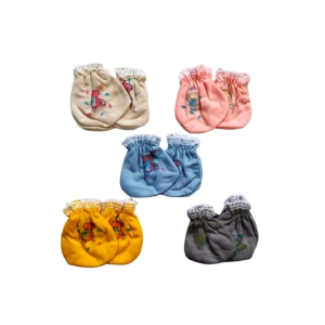 Koas Kaki dan Sarung Tangan Baby MURAH RENDA Warna Newborn 0-3 Bulan 3 Set