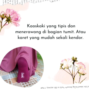 Kaos Kaki Muslimah Jempol Panjang & Premium Dobel Tumit