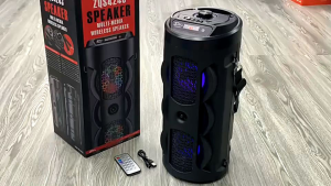 Zqs4243 Speaker Duble 4 Inci Ganda Baru Kartu Tf Performa Luar Ruangan Persegi Menari Pesta Rumah Speaker Bluetooth Nirkabel Pasca Hifi Bass