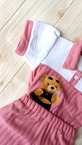 Terbaru Oneset Anak Perempuan Model Celana Cargo Usia 1-6 Tahun Kekinian