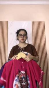 ATASAN BALI DEWASA JUMBO POLOS BESUT GAMBAR BARONG BALI LD 120 CM