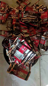 bungkus kopi bekas