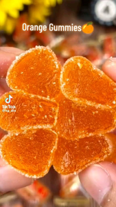 Permen Lunak Jelly Rasa Jeruk Mandarin / Imlek Orange Flavor Soft Candy