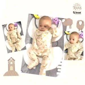 [BUNDLE 2pcs] LITTLE ANNS Sleepsuit Baju Bayi Jumper Baby Piyama Bayi TENCEL™