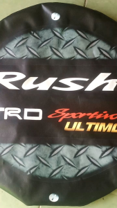selimut ban mobil rush cover konde belakang rush