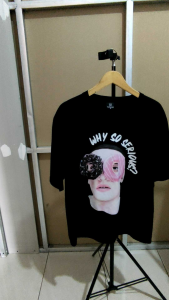 Kaos Oversized Tshirt Why So S3r1ous/Kaos Oversize Wanita/Pria T-shirt