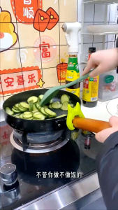 CHD650 小恶魔铲架 (2pcs) Integrated Devil Spatula Rack Anti-scalding and Overflowing Kitchen Multifunctional Kitchenware Soup Spoon Holder