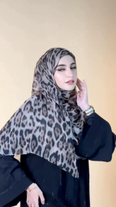 PASHMINA/ SCARF/ SYAL/ SYAWL MOTIF IMPORT LEOPARD VIRAL SCARF