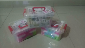 ( BISA COD ) Mainan Puzzle Blocks Container isi 50 pcs No. LB33