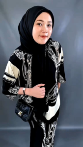 KAFEE - One Set Luna Rayon | Setelan Motif Rayon Mewah Elegant