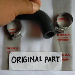 HOSE A WATER KVB SELANG RADIATOR PLUS KLEM KLEMAN DI PIPA RADIATOR HONDA VARIO 110 KARBU VARIO TECHNO ORIGINAL ASLI