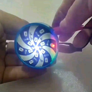 Lampu Stop Rem Motor RGB Projie Kedap Kedip Warna Warni LED 19 Mata Model Kipas Dan Melingkar Termurah bisa Untuk Semua Motor arus DC Universal / Lampu Stop Projie Mini Terbaru Universal