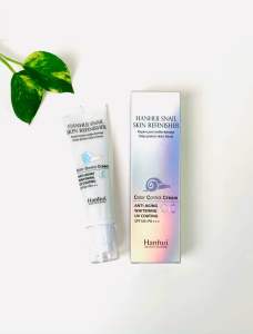 Kem nền chống nắng tinh chất ốc sên HANHUI SNAIL SKIN REFINISHER CC Cream SPF50+ PA+++ chống lãn hóa da