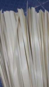 ตอกไม้ไผ่ตอกสานงานมือยาว70-80-90cmสานชะลอมกระด้งพัดกระติ๊บกว้าง1*2cmก.6*9มิน1มัด80฿200g